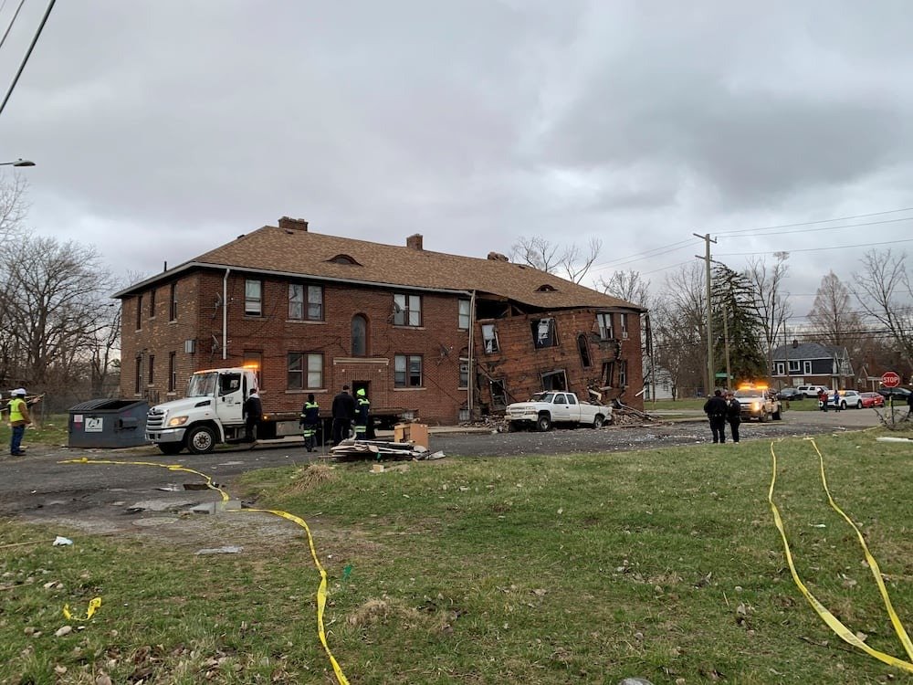 13910 Littlefield: Powerful Apartment Building Explosion in Detroit Injures 12, Including Children